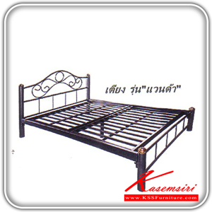 แวนด้า (3นิ้ว)-เตียงเหล็ก แวนด้า ขนาด 3.5,5,6 ฟุต (ระแนงเหลี่ยม โครงหนาพิเศษ) สีขาว,ฟ้า,ดำ,ระเบิดเงิน เตียงเหล็ก HIPPO-HIPPO-เตียงเหล็ก