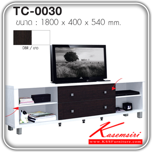 TC-0030-ตู้วางทีวี มัลดีฟ ขนาด1800X400X540มม. สีโอ๊ค/ขาว ตู้วางทีวี IMAGE-IMAGE-ตู้วางทีวี