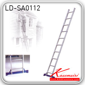 LD-SA0112-บันไดอลูมิเนียมกางปรับ พาด 1 ตอน 12 ฟุต สูงสุด 365.5 ซม. บันไดอลูมิเนียม Sanki-Sanki-บันไดอลูมิเนียม