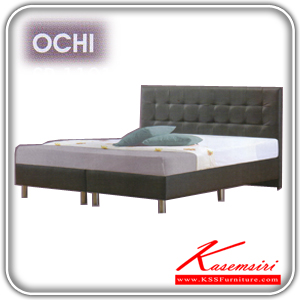 13973614::SP-1101-02-03::เตียง 3.5,5,6 ฟุต หุ้มPVC รุ่น OCHI มี2สี(น้ำตาลดำ,ครีม) เตียงราคาพิเศษ Bird