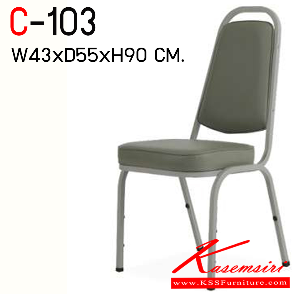 04121696::C-103 ::เก้าอี้อเนกประสงค์ (ขาผ่นสี) ขนาด ก432xล550xส905 มม. ไทโย เก้าอี้อเนกประสงค์