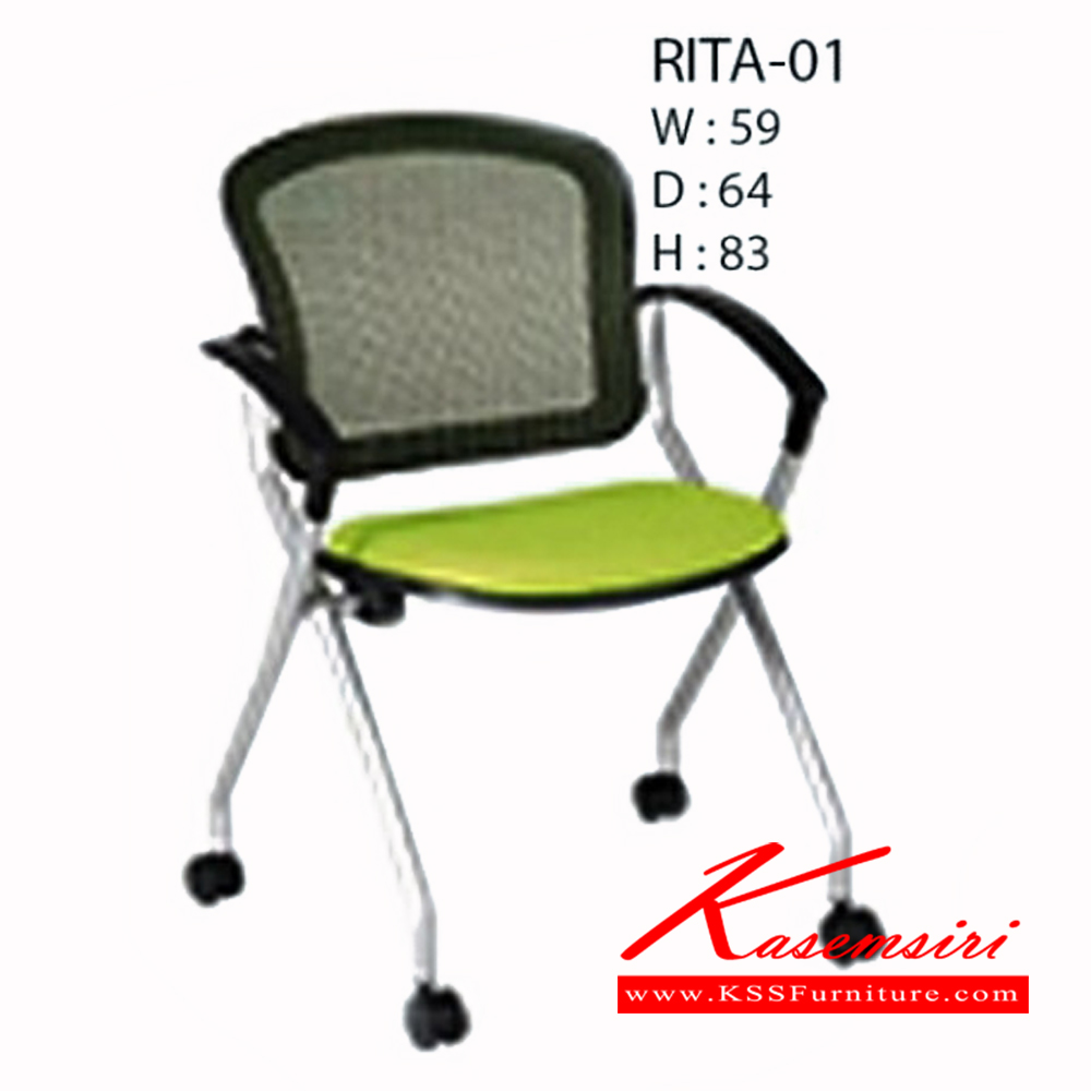 58434059::RITA-01::เก้าอี้ RITA-01 ขนาด ก590x640xส830มม. เก้าอี้สำนักงาน ฟรอนเทียร์ เก้าอี้สำนักงาน ฟรอนเทียร์