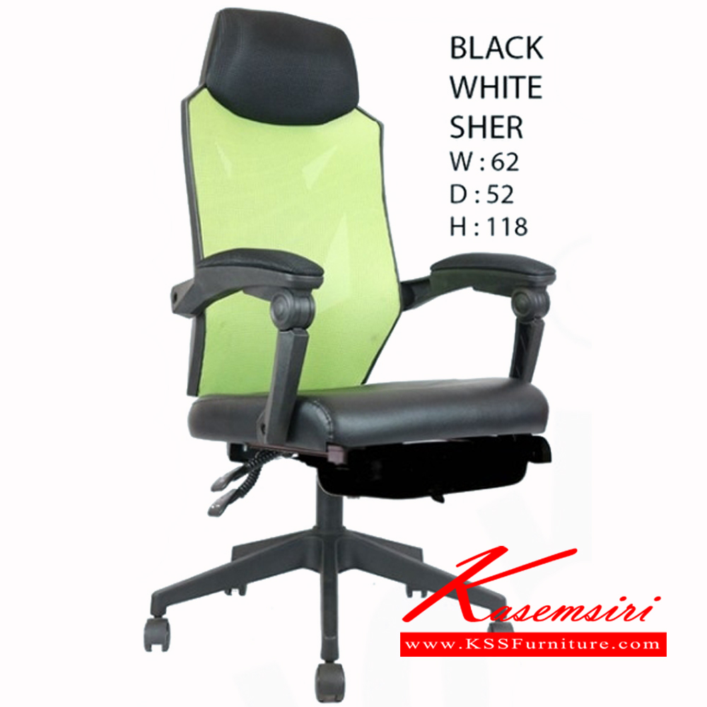 90672072::SHER::เก้าอี้ SHER ขนาด ก620xล520xส1180มม. เก้าอี้สำนักงาน ฟรอนเทียร์ เก้าอี้สำนักงาน ฟรอนเทียร์