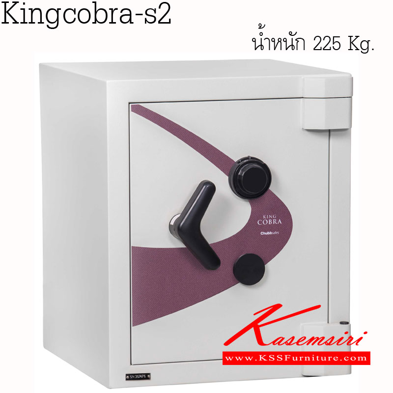 846233615::KINGCOBRA-S2::ตู้เซฟ Chubbsafes รุ่น Kingcobra s.2
น้ำหนัก 225 กิโลกรัม
ขนาดภายนอก 500x502x600มม.
ขนาดภายใน 370x320x470มม. ตู้เซฟ ชับบ์เซฟ