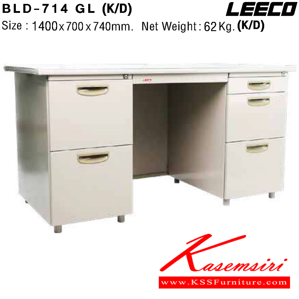 12062::BLD-714::โต๊ะทำงานเหล็ก 1.4 เมตร เหล็กหนา 0.6 มม. ขนาด W1400xD700xH740 มม. Knockdown ถอดประกอบได้ น้ำหนัก 62 kg แผ่นTOP BLD ลีโก้ โต๊ะทำงานเหล็ก