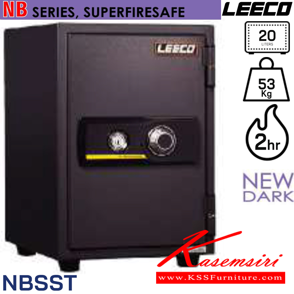 60022::NBSST::ตู้นิรภัยโทรสีใหม่ น้ำหนัก 53 kg ขนาดภายนอก 344x433x512 มม. ขนาดภายใน 214x267x354  มม. ความจุ 20 ลิตร กันไฟ 2 ชั่วโมง สีที่ใช้พ่นตู้ สีฝุ่น NO2084 ลีโก้ ตู้เซฟ