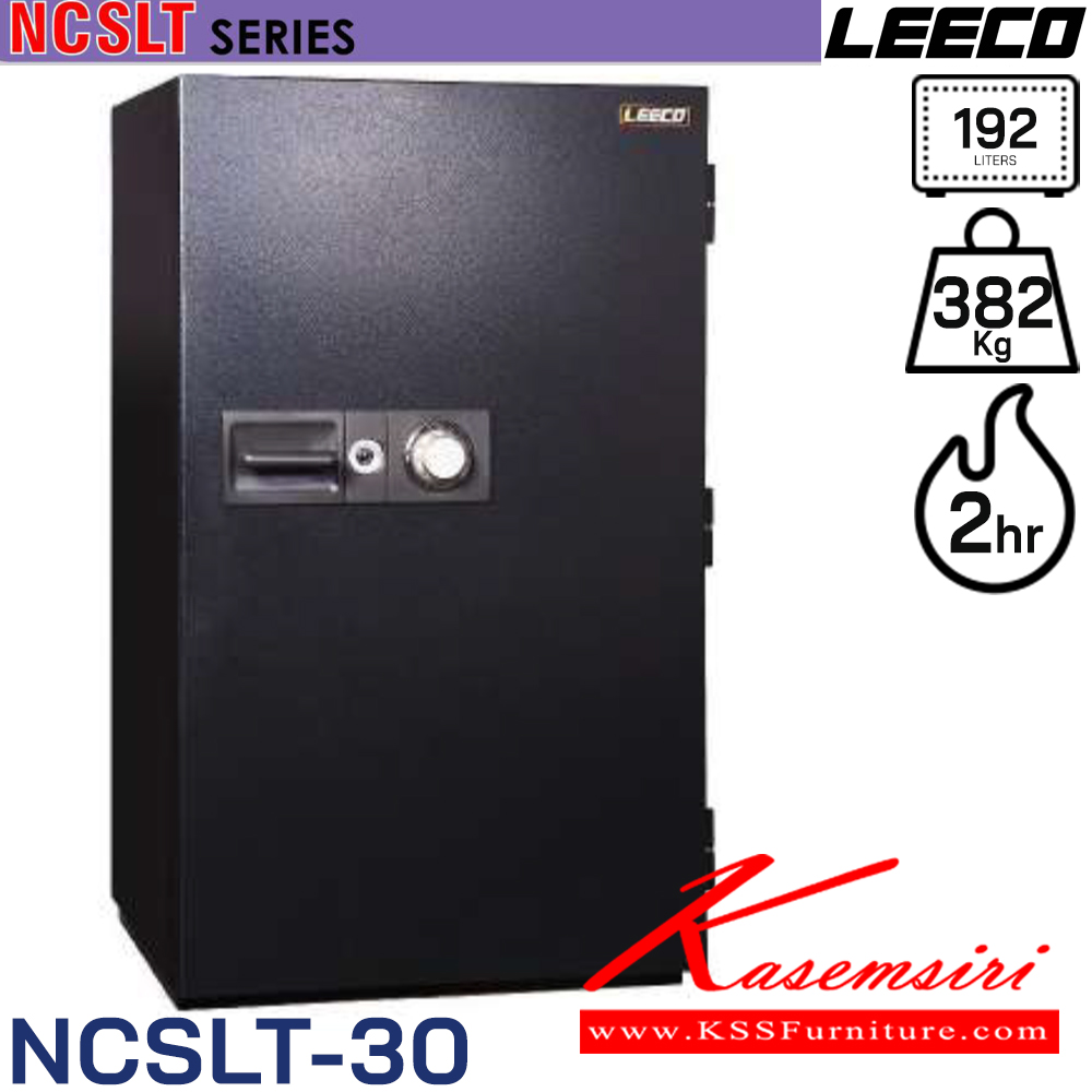 98043::NCSLT-30::ตู้นิรภัยขนาดใหญ่ 1กุญแจ1รหัสแบบประตูเดียว น้ำหนัก 382 kg ขนาดภายนอก 725x657x1200 มม. ขนาดภายใน 520x380x975  มม. ทนไฟได้2hr ภายใน2ชั้น1ลิ้นชักพร้อมกุญแจ ความจุ192ลิตร ลีโก้ ตู้เซฟ