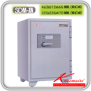 282136083::SD-M::A Leeco safe with TIS standard. Dimension (WxDxH) cm : 46.3x51.2x66.5. Weight 105 kg