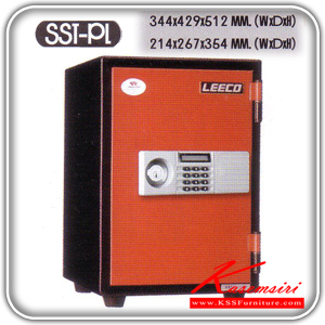 221660041::SST-PL::ตู้เซฟลีโก้ มี มอก.53 กิโล ขนาด ก344xล429xส512 มม. ตู้เซฟ Leeco