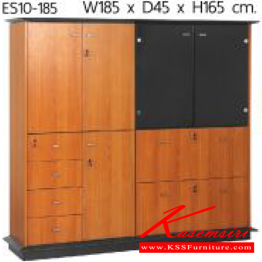 81024::ES10-185::A Mono cabinet with key-locks. Dimension (WxDxH) cm : 185x45x165