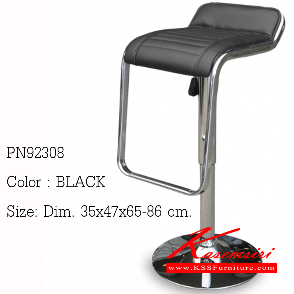 03013::PN92308::เก้าอี้บาร์ความสูงจากที่นั่ง 60-80 เป็นหนังพีวีซี  เก้าอี้บาร์ ไพรโอเนีย