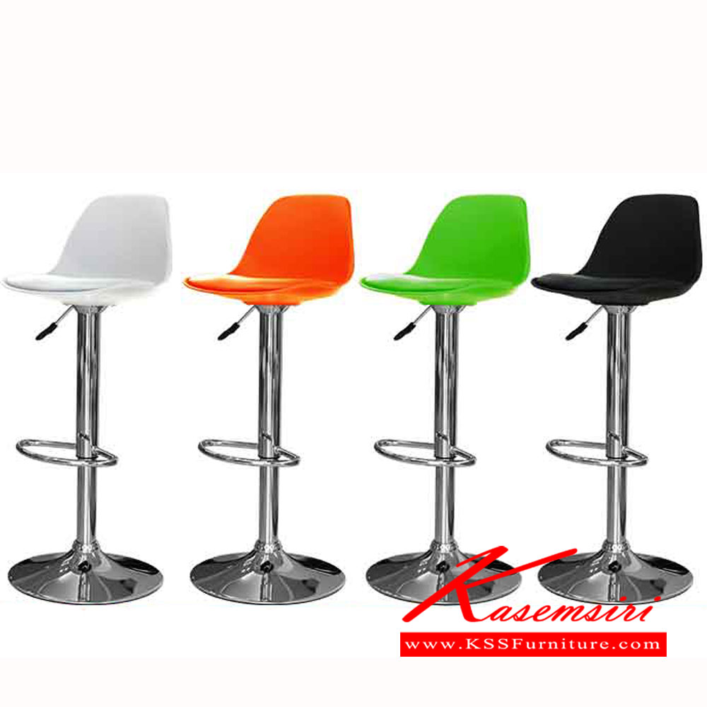 46006::PN9290::เก้าอี้บาร์ Material ปรับระดับ ระบบโช็ค  ขนาด ก390xล410xส630-845 มม.
มี 4 แบบ สีดำ,สีขาว,สีส้ม,สีเขียว เก้าอี้บาร์ ไพรโอเนีย