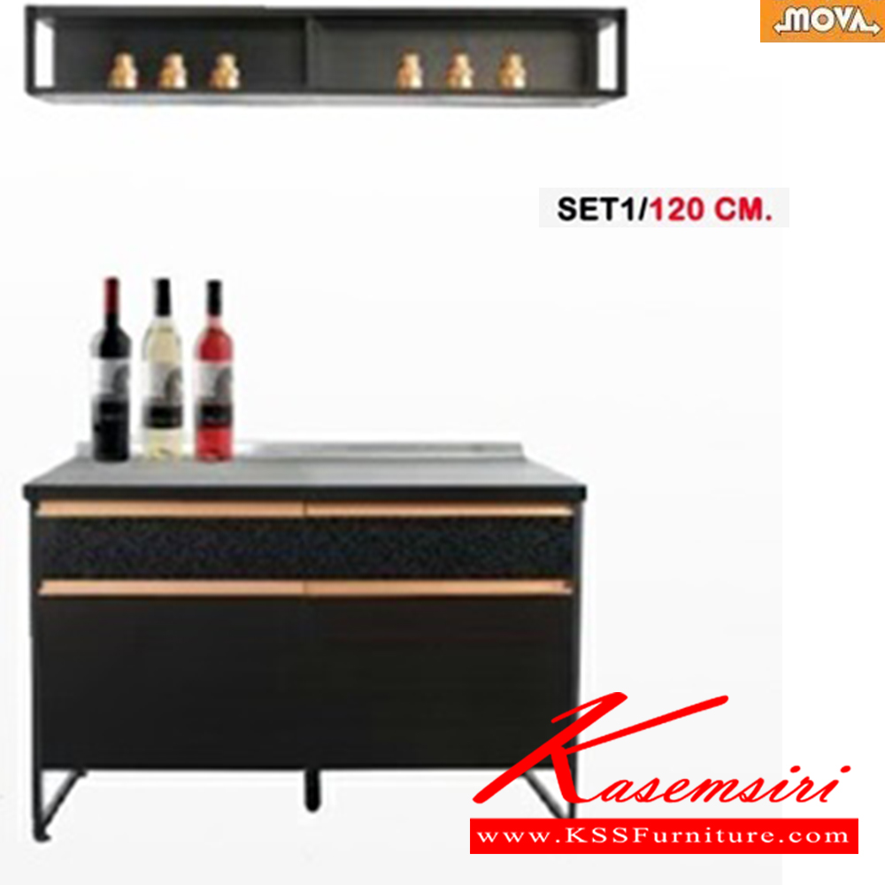 58093::PMKT-120::A Prelude food storage cupboard with double swing doors and 2 drawers. Dimension (WxDxH) cm : 120x60x80 Kitchen Sets PRELUDE Kitchen Sets