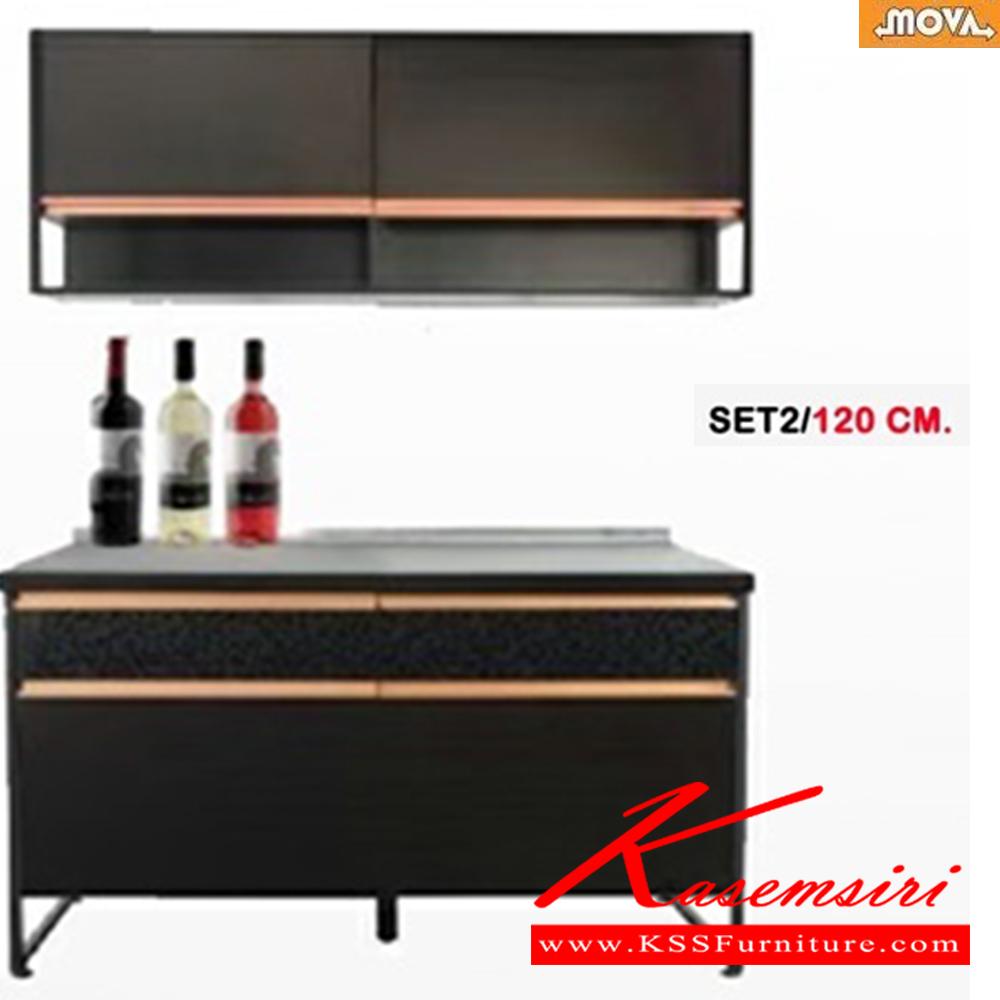 81011::PMKT-120::A Prelude food storage cupboard with double swing doors and 2 drawers. Dimension (WxDxH) cm : 120x60x80 Kitchen Sets PRELUDE Kitchen Sets