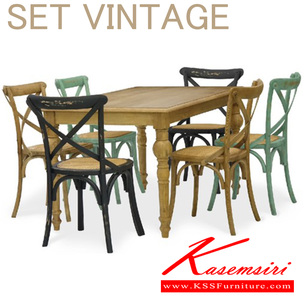 934300098::VINTAGE::ชุดโต๊ะ VINTAGE ประกอบด้วยโต๊ะ HC-1110 AUTRY และ เก้าอี้ HC-1122(สีแอนทิคเขียว)และ เก้าอี้ HC-1122(สีแอนทิคดำ) และ HC-1121 ชัวร์ ชุดเอาท์ดอร์(outdoor)
