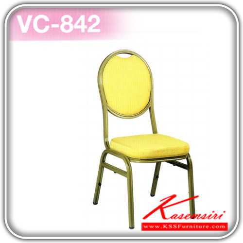 19168028::VC-842::เก้าอี้จัดเลี้ยงหุ่มเบาะ ขาพ่นสี  เก้าอี้จัดเลี้ยง VC