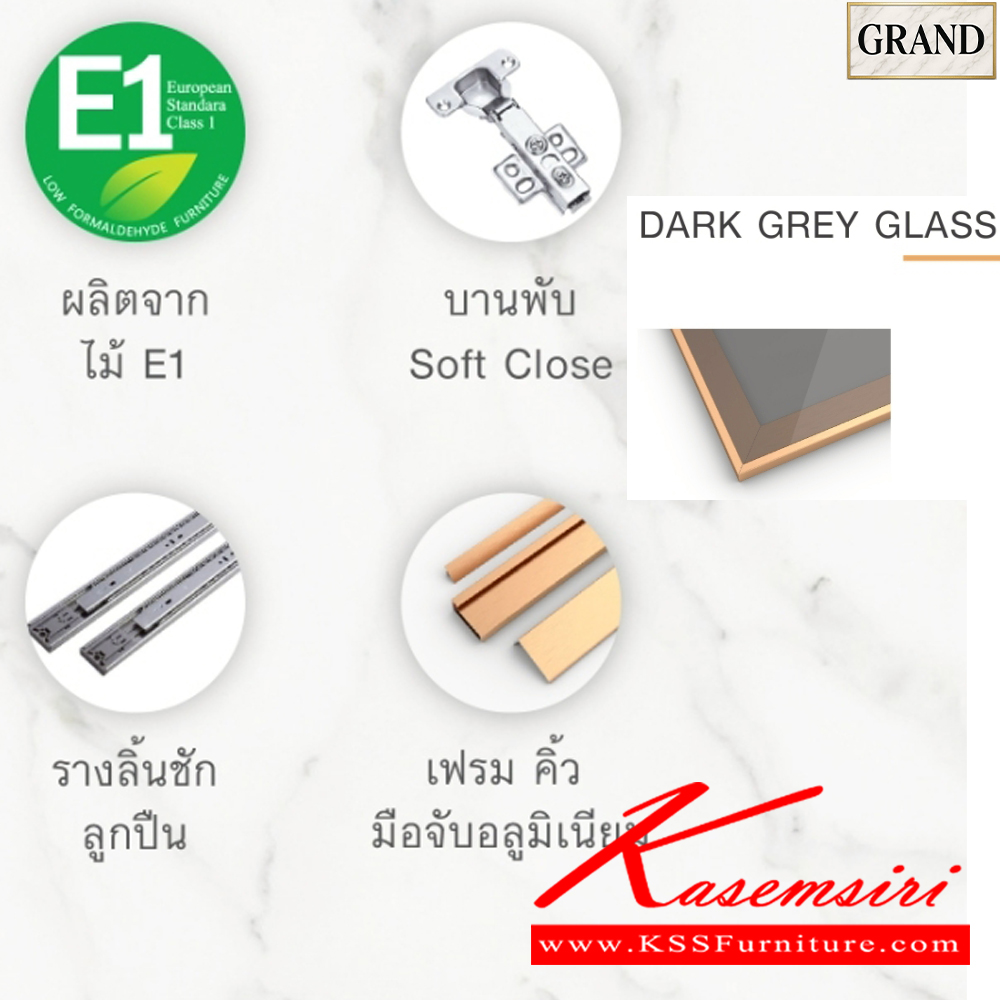 04035::GC-1050TB(กระจกชาดำ)::ตู้เสื้อผ้าเข้ามุม บานเฟรมอลูมิเนียมกระจกชาดำ 50ซม. ขนาด 100x60x230 cm.SPEC:PU/MELAMINE(E1) สลับมุมซ้ายขวาได้  นำไปต่อตู้เสื้อผ้าบานเปิดขนาด50ซม.ได้ทุกรุ่น ราวแขวน2เส้นถอดออกได้ บานพับ Soft close เฟรมอลูมิเนียม รางลิ้นชัก เอ็กซ์ซีเอฟ ตู้เสื้อผ้า-บานเปิด