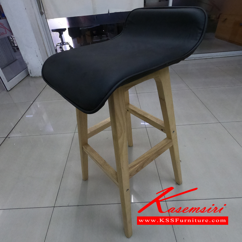 12051::PN92313::เก้าอี้บาร์ PN92313 ขนาด ก410xล430xส845 มม. ขาไม้ เก้าอี้บาร์ ไพรโอเนีย