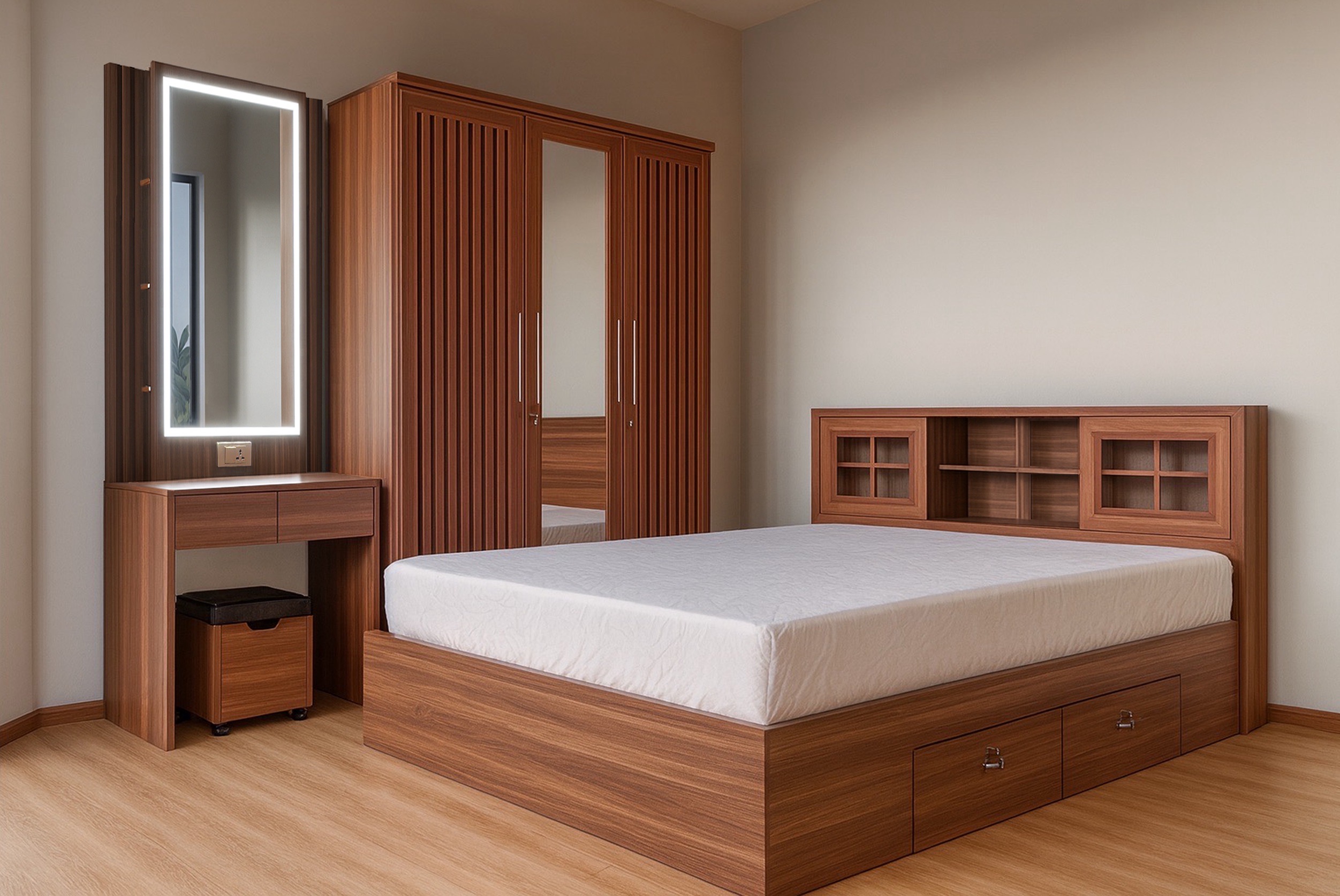 18090::DT-888::โต๊ะแป้ง DT-888 ขนาด 80x40x199 ซม. มีให้เลือกหลายโทนสี (วอลนัท, โอ้ค, ขาวโมเดิร์น, โซลิด/ยีนต์) ดีดี โต๊ะแป้ง