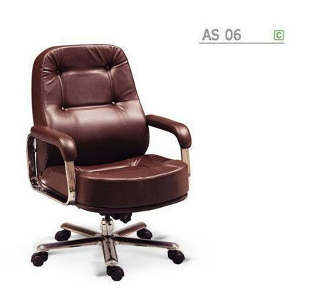 66038::AS-06::เก้าอี้ผู้บริหาร ปรับสูง-ต่ำโดยแกนเกลียว หุ้มเบาะ3แบบ หุ้มเบาะPVC,หุ้มเบาะPUและหุ้มเบาะผ้าฝ้าย เก้าอี้ผู้บริหาร asahi