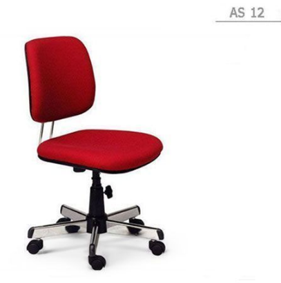 31066::AS-11::An Asahi AS-11 series office chair with backrest tilting mechanism and adjustable locked-screw/gas lift extension. 3-year warranty for the frame of a chair under normal application and 1-year warranty for the plastic base and accessories. Dimension (WxDxH) cm : 45x51-55x80-85. Available in 3 seat styles: PVC leather, PU leather and Cotton. asahi Office Chairs