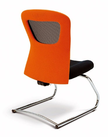 77048::M10::An Asahi M10 series office chair with 3-year warranty for the frame of a chair under normal application and 1-year warranty for the plastic base and accessories. Dimension (WxDxH) cm : 48x56x93. Row Chairs asahi visitor's chair