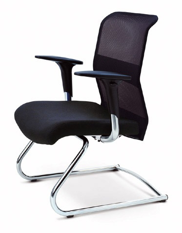 45080::M4::An Asahi M4 series office chair with adjustable armrest. 3-year warranty for the frame of a chair under normal application and 1-year warranty for the plastic base and accessories. Dimension (WxDxH) cm : 64x59x92. Row Chairs asahi visitor's chair