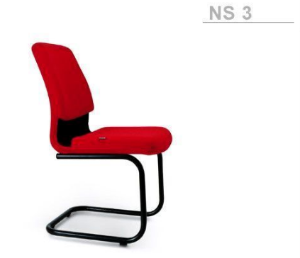 62095::NS-3::เก้าอี้รับแขก โครงขาพ่นดำตัวซี มีเบาะหนัง PVC,PU,และเบาะผ้าฝ้าย  เก้าอี้รับแขก asahi