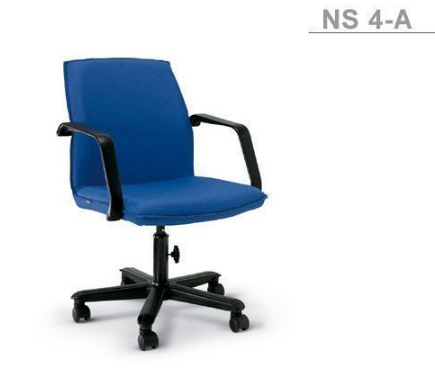 90087::NS-4A::เก้าอี้สำนักงาน ปรับด้วยสกรูล็อค มีที่วางแขน ล้อเลื่อน 5 แฉก ขาไฟเบอร์ มีเบาะหนัง PVC,PU,และเบาะผ้าฝ้าย เก้าอี้สำนักงาน asahi