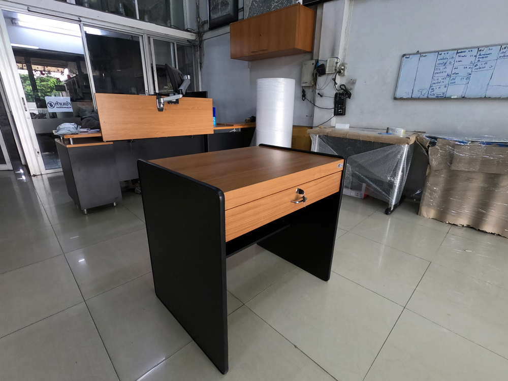 61034::BT-083::A BT PVC office table with 1 drawer. Dimension (WxDxH) cm : 80x60x75