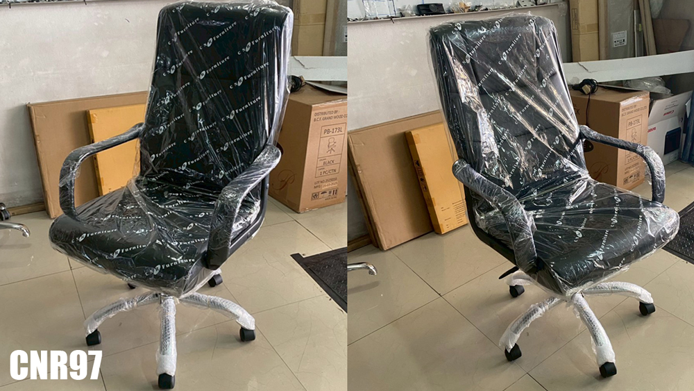 70020::CNR97::เก้าอี้สำนักงาน รุ่น CNR 97 ขนาด : W65x D68 x H106-114 cm. เลือกสีหนังได้ ซีเอ็นอาร์ เก้าอี้สำนักงาน (พนักพิงกลาง)