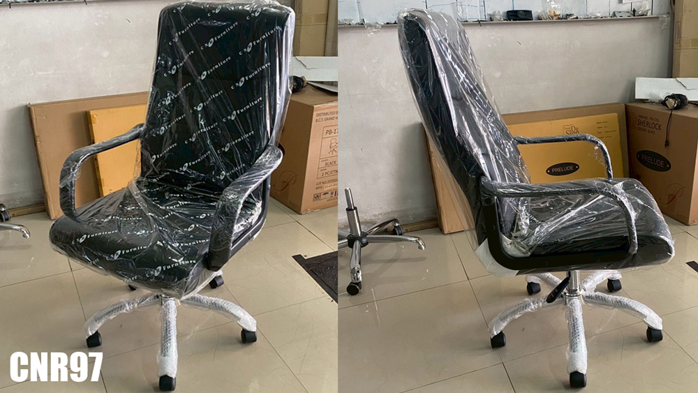 70020::CNR97::เก้าอี้สำนักงาน รุ่น CNR 97 ขนาด : W65x D68 x H106-114 cm. เลือกสีหนังได้ ซีเอ็นอาร์ เก้าอี้สำนักงาน (พนักพิงกลาง)