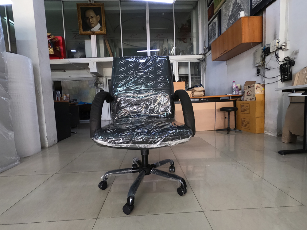 37000::EL-002::เก้าอี้สำนักงาน ขนาด ก620xล730xส1070 มม. พนักพิงกลาง เก้าอี้สำนักงาน Elegant