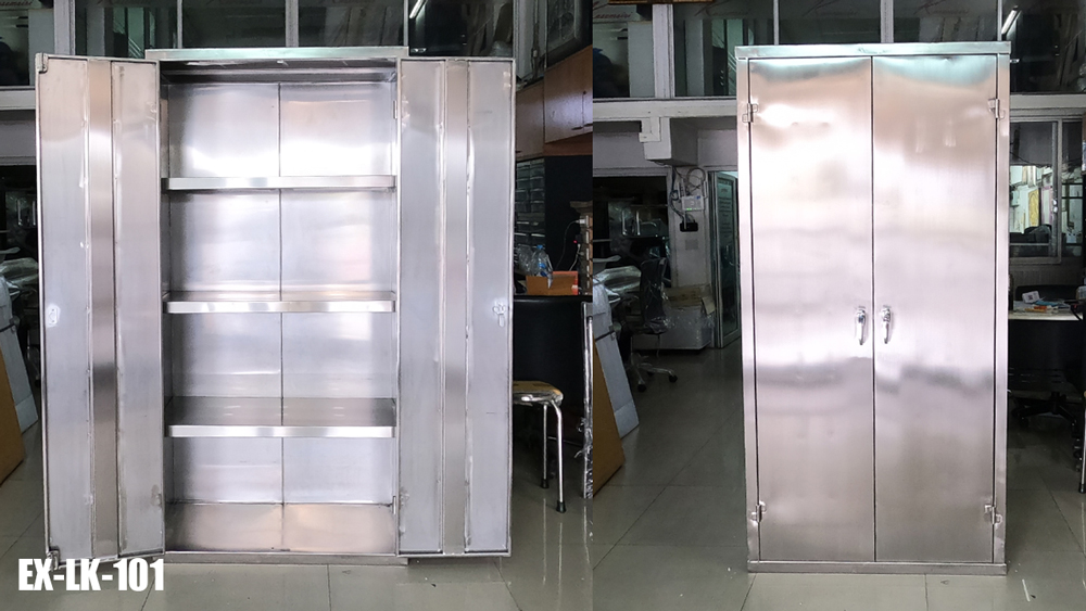 40097::EX-LK-101::ตู้เอกสาร สแตนเลส ขนาด 915Wx457Dx1830H สแตนเลส เกรด304 หนา 1 มม. ทั้งใบ

**สินค้าสั่งทำพิเศษ ตู้สแตนเลส เอสพีดี