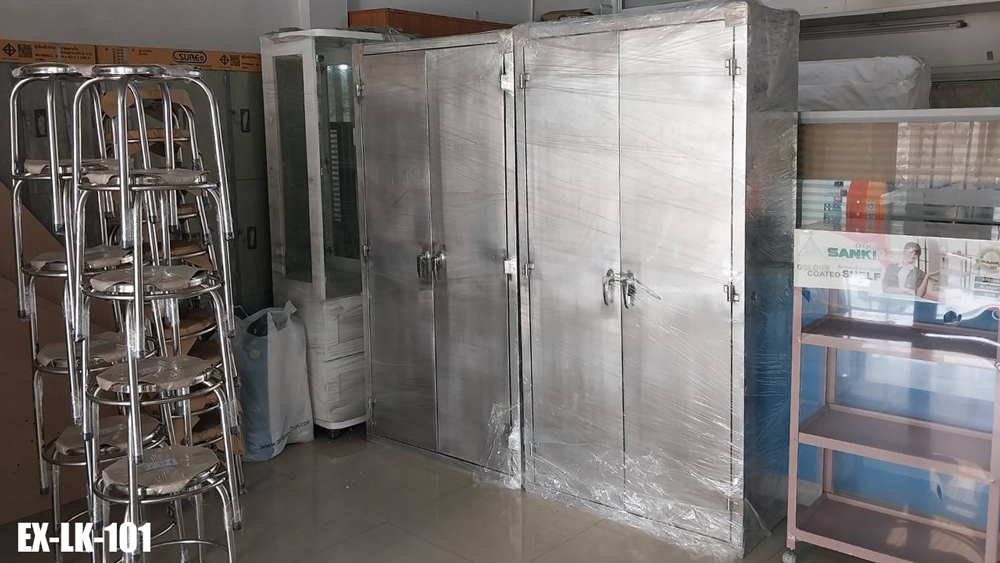 39063::EX-LK-101::ตู้เอกสาร สแตนเลส ขนาด 915Wx457Dx1830H สแตนเลส เกรด304 หนา 1 มม. ทั้งใบ

**สินค้าสั่งทำพิเศษ ตู้สแตนเลส เอสพีดี