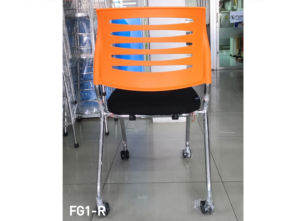14043::FG1-R::เก้าอี้อเนกประส่งค์ รุ่น FG1-R ขนาด ก500xล570xส820ซม. วัสดุ PP/ผ้า เพอร์เฟ็คท์ เก้าอี้อเนกประสงค์