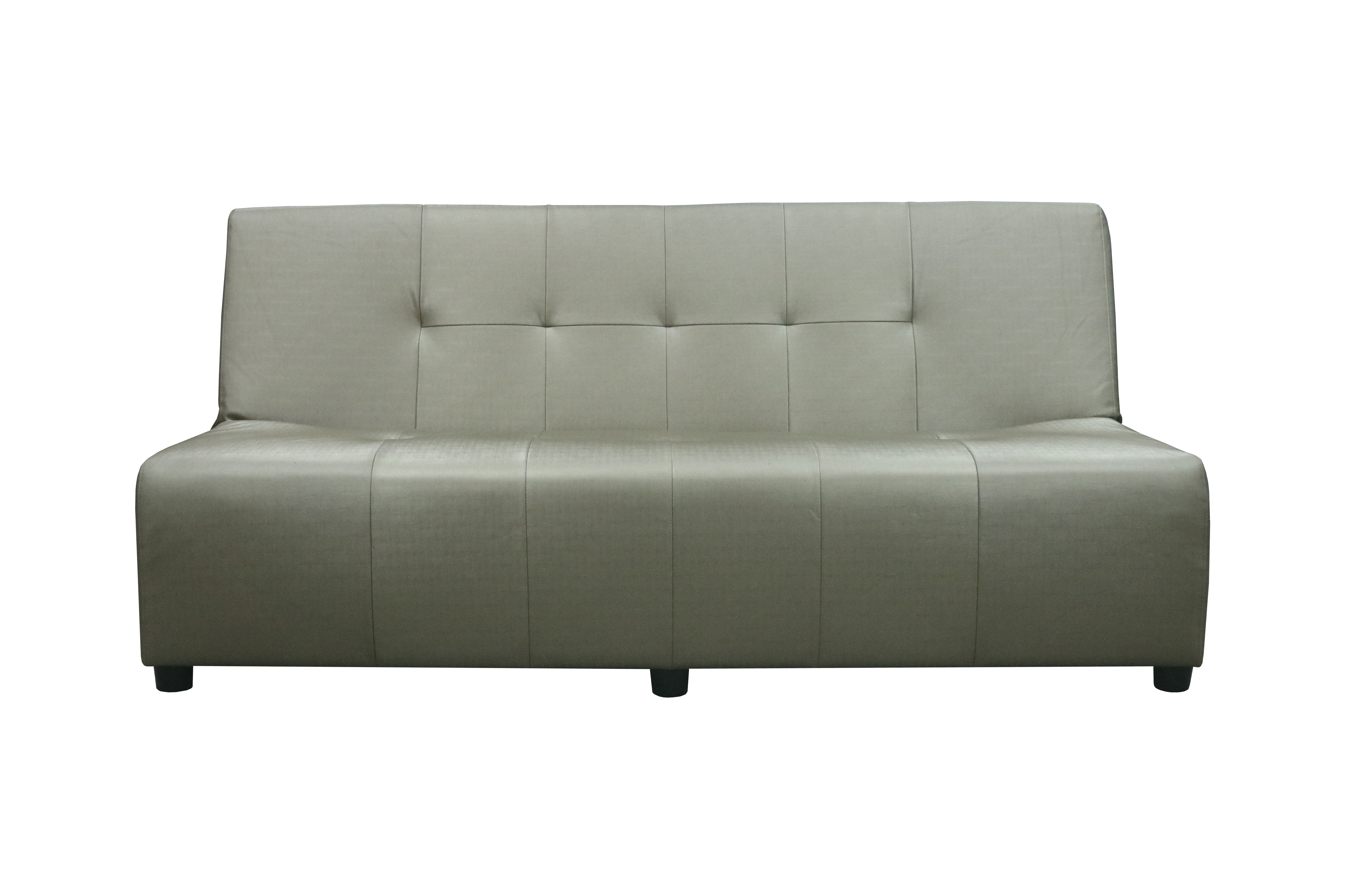 79028::MATTY::An Itoki modern sofa with cotton/PVC leather seat. Dimension (WxDxH) cm : 160/180/190x105x80 ITOKI SOFA BED