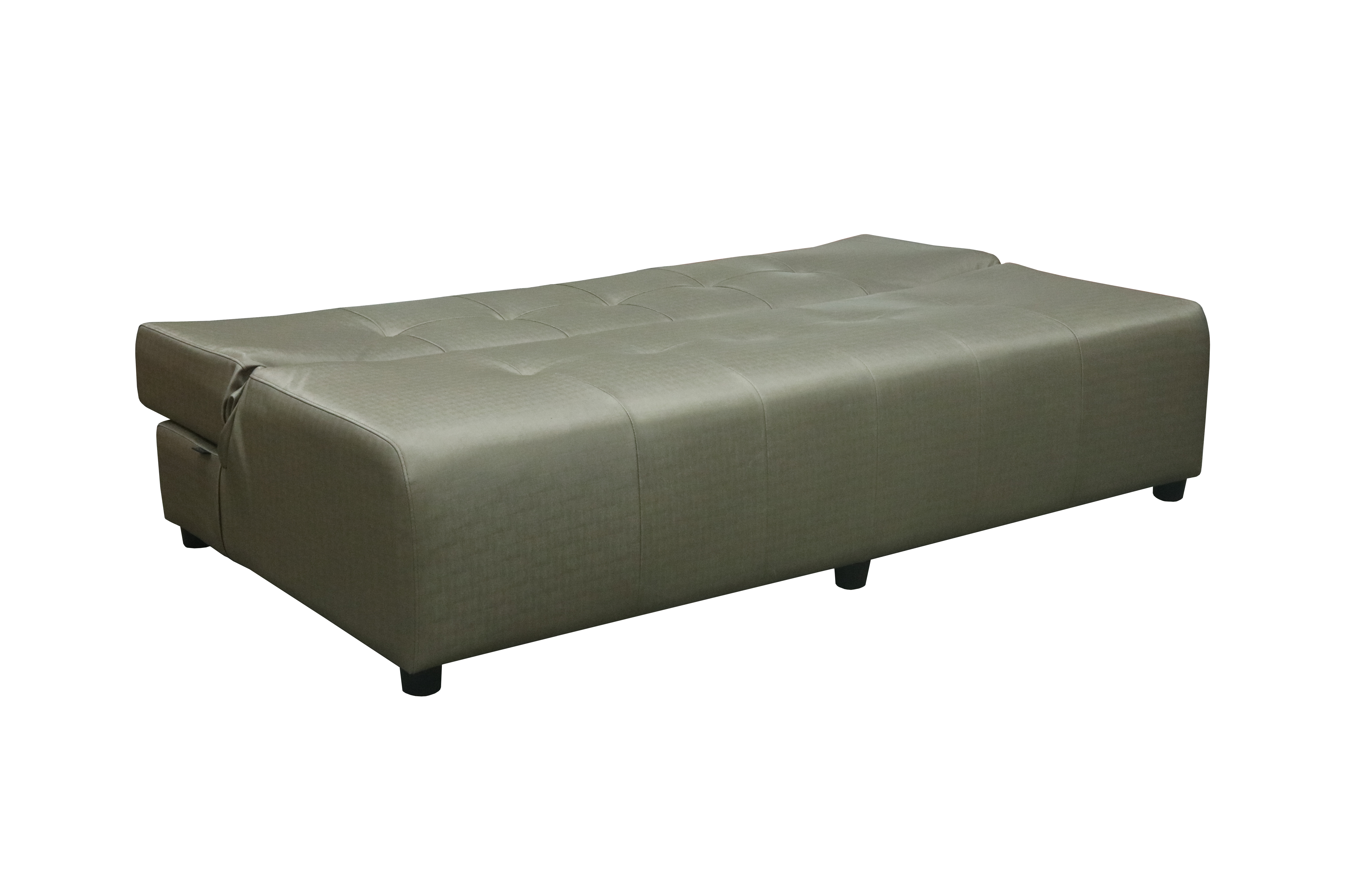 79028::MATTY::An Itoki modern sofa with cotton/PVC leather seat. Dimension (WxDxH) cm : 160/180/190x105x80 ITOKI SOFA BED