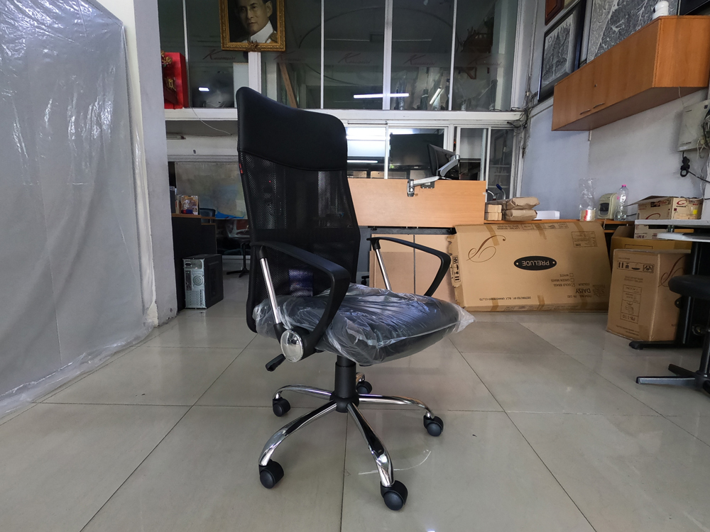 33017::INTEL1::เก้าอี้สำนักงาน ขนาด ก630xล640xส1100-1190 มม. สีดำ,สีส้ม,สีน้ำเงิน บีที เก้าอี้สำนักงาน (พนักพิงสูง)