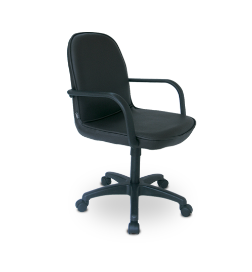 09062::TK-38::เก้าอี้สำนักงาน ขาพลาสติก  มีเบาะผ้าฝ้าย/หนังเทียม ขนาด ก570xล600xส850 มม. เก้าอี้สำนักงาน ITOKI