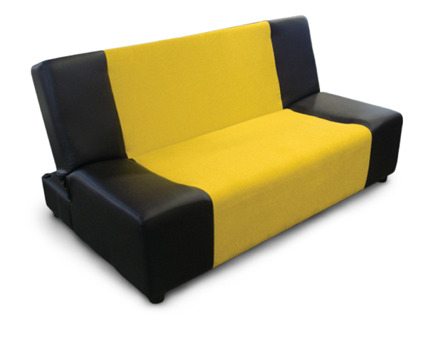 24026::SUNNY::An Itoki modern sofa with cotton/PVC leather seat. Dimension (WxDxH) cm : 160/180/190x104x82 ITOKI SOFA BED