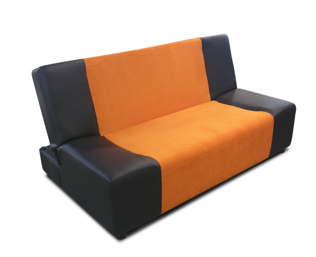 26067::SUNNY::An Itoki modern sofa with cotton/PVC leather seat. Dimension (WxDxH) cm : 160/180/190x104x82 ITOKI SOFA BED