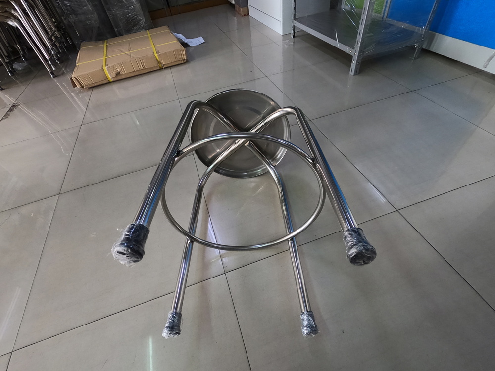 21059::JK-113R::A JK stainless steel chair. Dimension (WxDxH) cm : 36x36x60