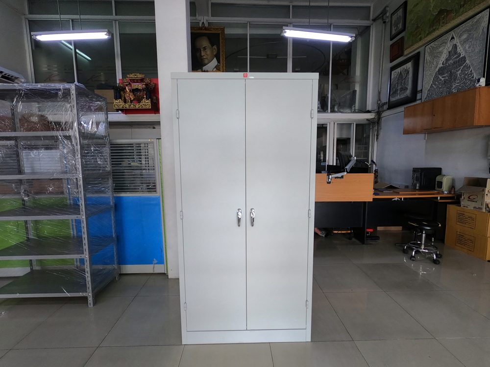 01749278::KWS-183-TG(เทาทราย)::ตู้เอกสารเหล็กบานเปิดทึบสูง มือจับบิด/มือจับคันโยก TG(เทาทราย) ขนาด 914x457x1830 มม. (กxลxส) ลัคกี้เวิลด์ ตู้เอกสารเหล็ก ลัคกี้เวิลด์ ตู้เอกสารเหล็ก