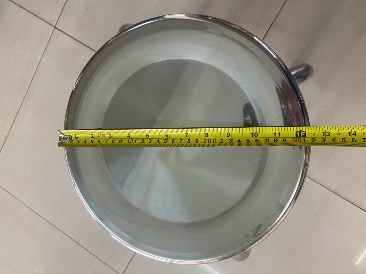 92066::ST-004/4::เก้าอี้สแตนเลสกลม  ที่นั่ง 32 ซม. สูง 50ซม.  มีห่วง QLINE เก้าอี้สแตนเลส