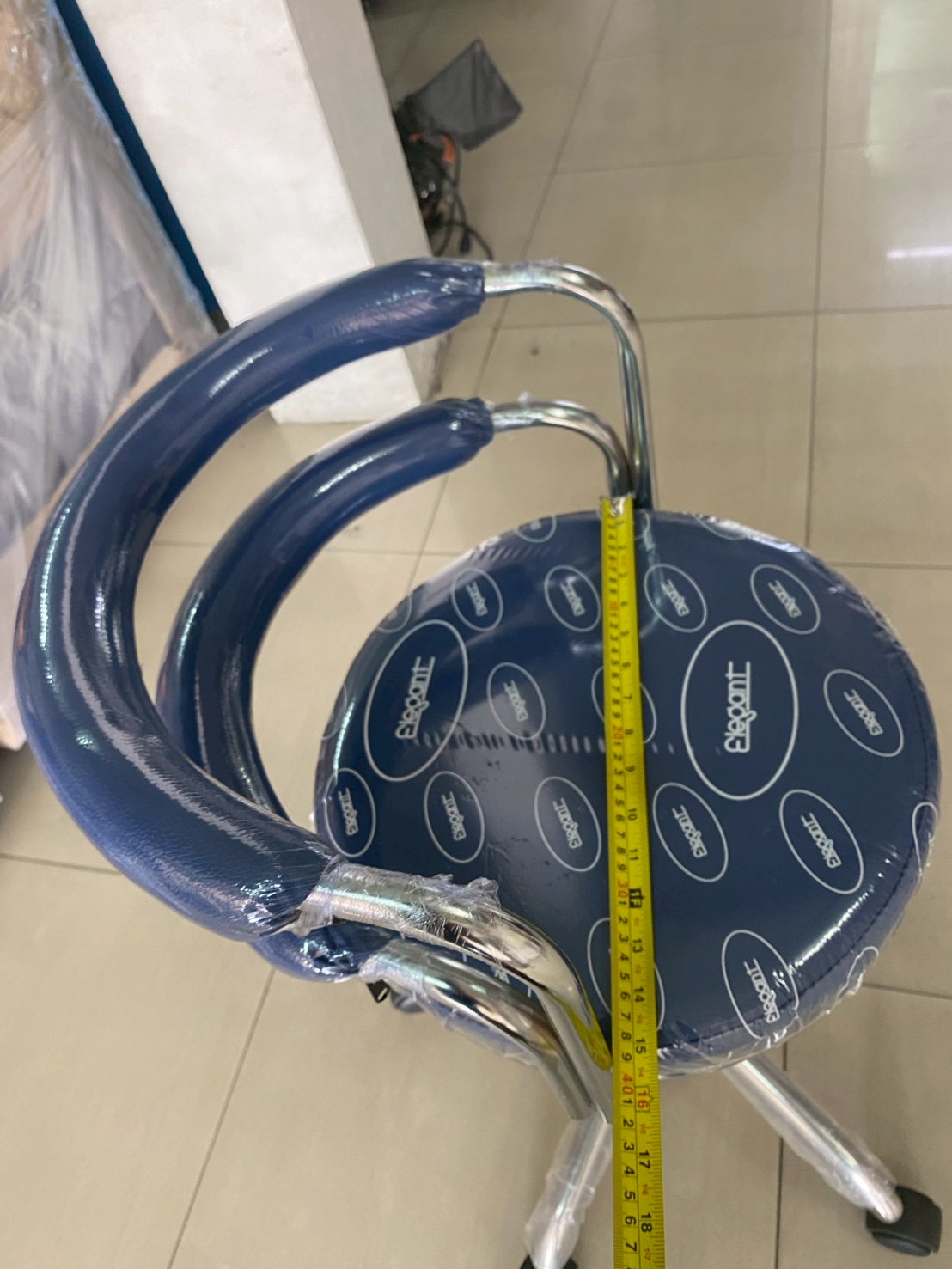 66084::BC-163(ขาล้อ)::เก้าอี้บาร์มีล้อมีพนักพิง (เหล็กหุ้มPVC)  มีขาให้เลือก ขาพลาสติก,ขาเหล็กดำ,ขาเหล็กชุปโครเมี่ยม และสามารถเลือกสีได้ เก้าอี้บาร์ Elegant