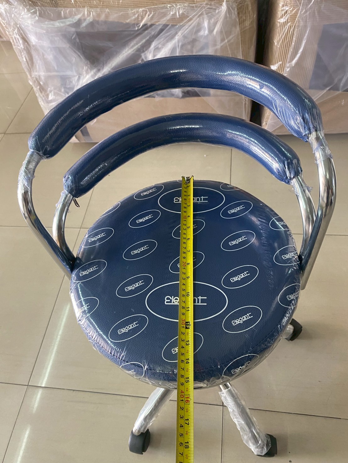 66084::BC-163(ขาล้อ)::เก้าอี้บาร์มีล้อมีพนักพิง (เหล็กหุ้มPVC)  มีขาให้เลือก ขาพลาสติก,ขาเหล็กดำ,ขาเหล็กชุปโครเมี่ยม และสามารถเลือกสีได้ เก้าอี้บาร์ Elegant