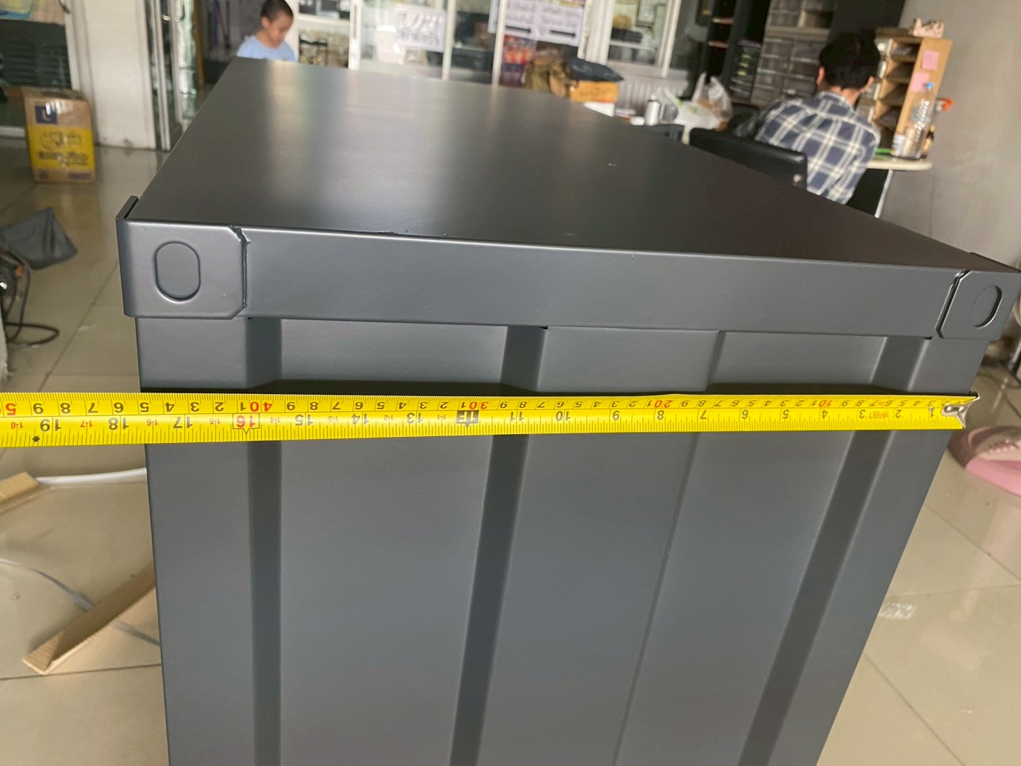 31092::CG-943L::ตู้อเนกประสงค์ 2 บานเปิด ขนาด ก900xล450xส958 มม. สีเทาดำ,สีขาว ชั้นวางปรับระดับได้ 2 แผ่น  ชัวร์ ตู้อเนกประสงค์เหล็ก