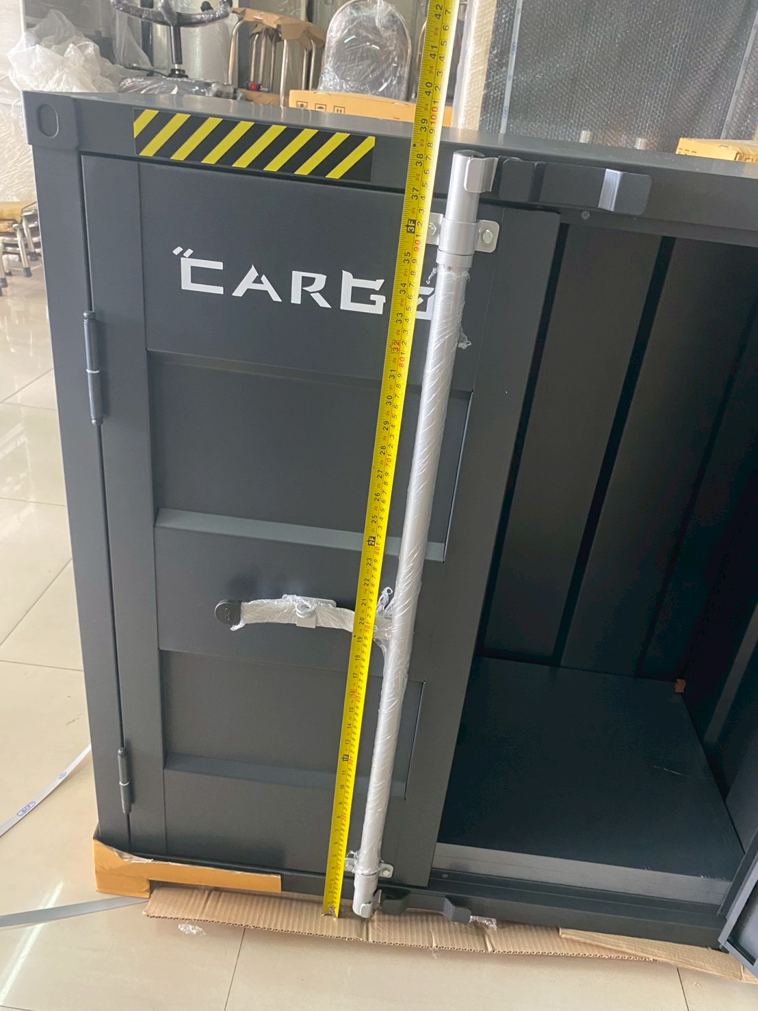 31092::CG-943L::ตู้อเนกประสงค์ 2 บานเปิด ขนาด ก900xล450xส958 มม. สีเทาดำ,สีขาว ชั้นวางปรับระดับได้ 2 แผ่น  ชัวร์ ตู้อเนกประสงค์เหล็ก