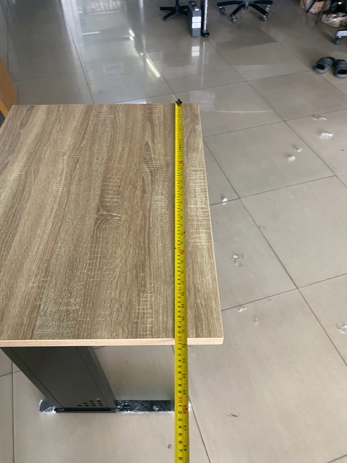 49031::S-DK800::โต๊ะทำงานโล่ง 80 cm. ขนาดW80.0 x D60.0 x H75.0 CM. มีให้เลือก 2 สี : เชอรี่/กราไฟท์ , โซโน/กราไฟท์ พรีลูด โต๊ะทำงาน